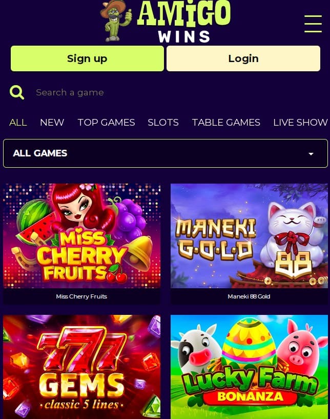 Discover the Thrill of Amigo Wins Online Casino UK